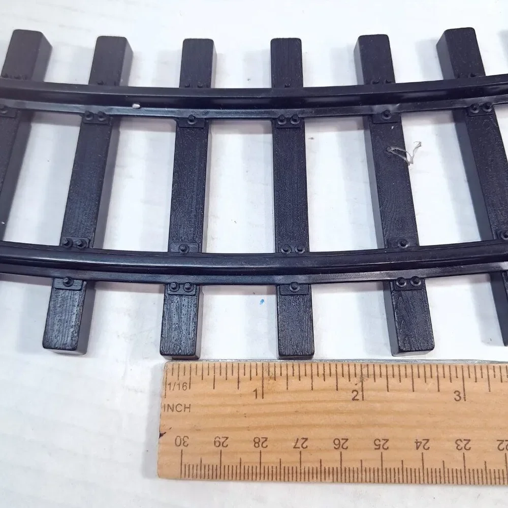 New Bright Train G Scale track 1986 plastic 12 pieces curve curved lot Hong Kong